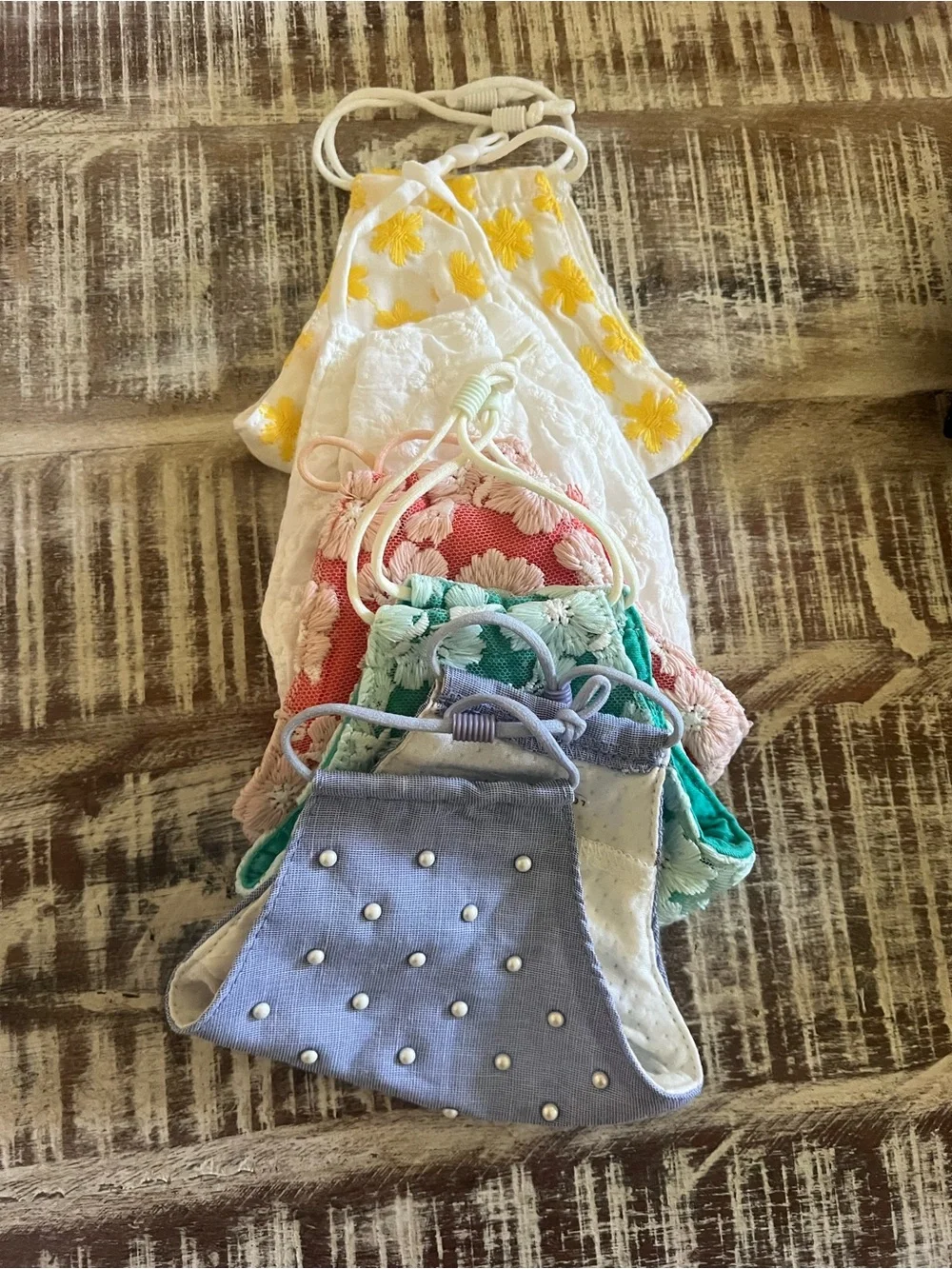 Lele Sadoughi set colorful